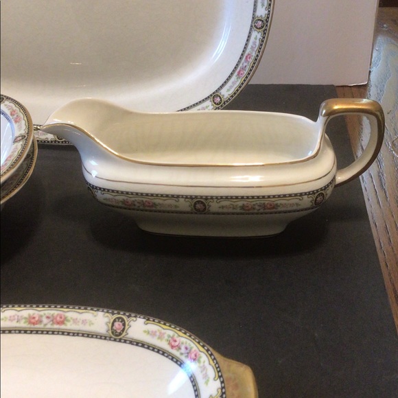 (6) Antique  Crocksville China Co. Dinnerware set - Picture 5 of 8